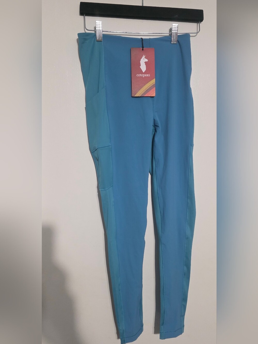 Cotopaxi Women's Verso Hike Tight Leggings Poolside Blue Size Small NWT
